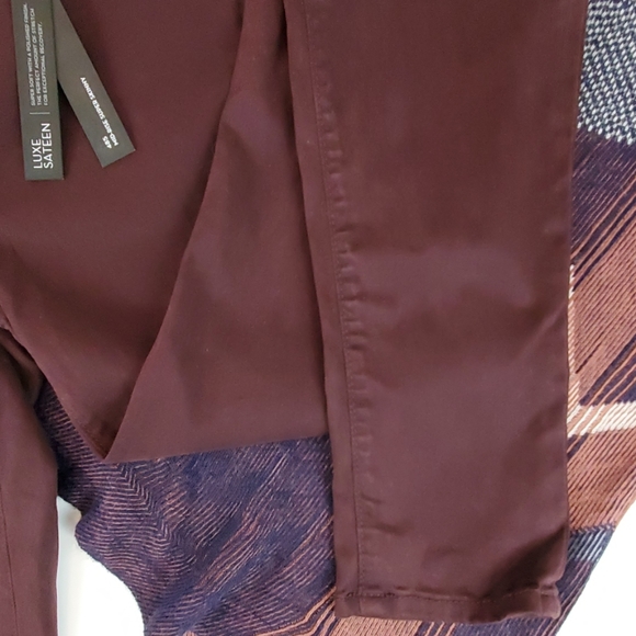 LAST CHANCE! CLOSET CLOSING! J Brand 485 Mid-Rise Skinny Luxe Sateen Pinot 24 - Picture 4 of 8